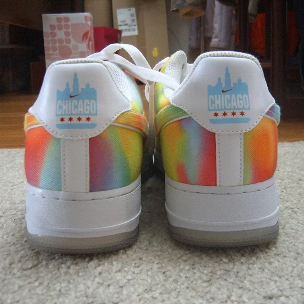 Size 11.5 - Nike Air Force 1 Low Summer of Peace Chicago Shoes/Sneakers - Picture 4 of 9